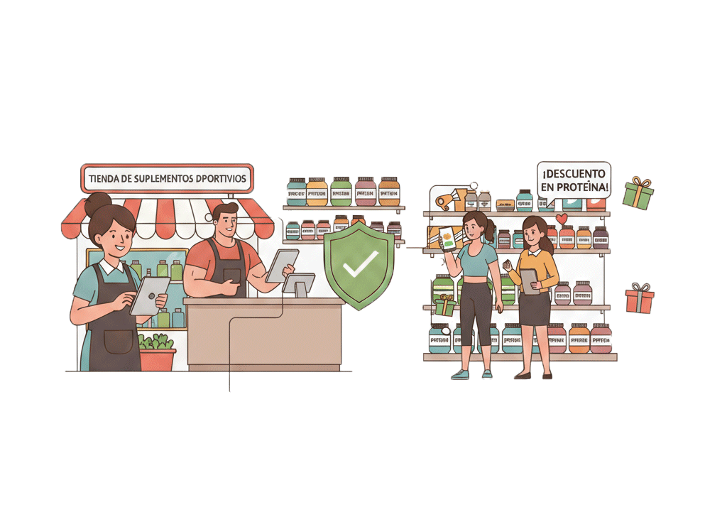 Programa de Lealtad para Tiendas de Suplementos | Fideloo